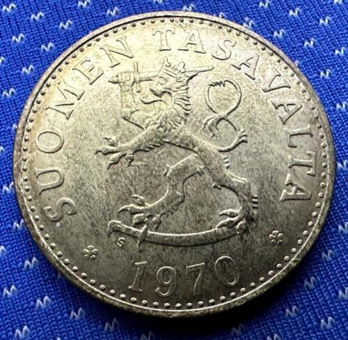 1970 Finland 50 Pennia Coin UNC ( 2.2 Million minted ) #M601