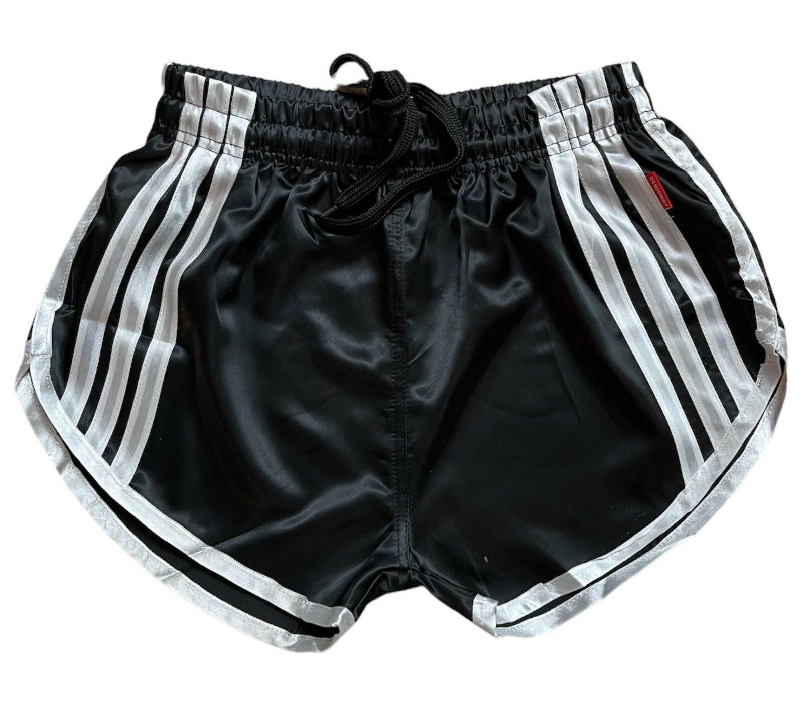 Nylon Satin Sprint Shorts with Elasticated Retro Shorts Size S4XL