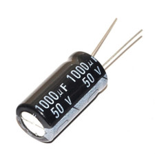 5x electrolytic capacitor 1000uF 50v 105� C 13x20mm