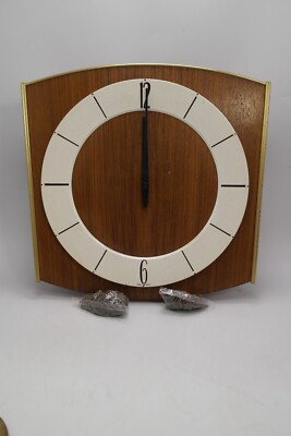Vintage MCM Danish Modern Junghans Mechanical Wall Clock W