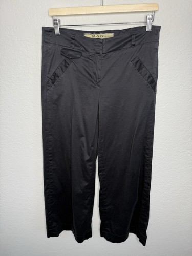 Vintage Da Nang Pants Women’s Small Y2K 2000s Black Wide Leg Low Rise - 第 1/10 張圖片