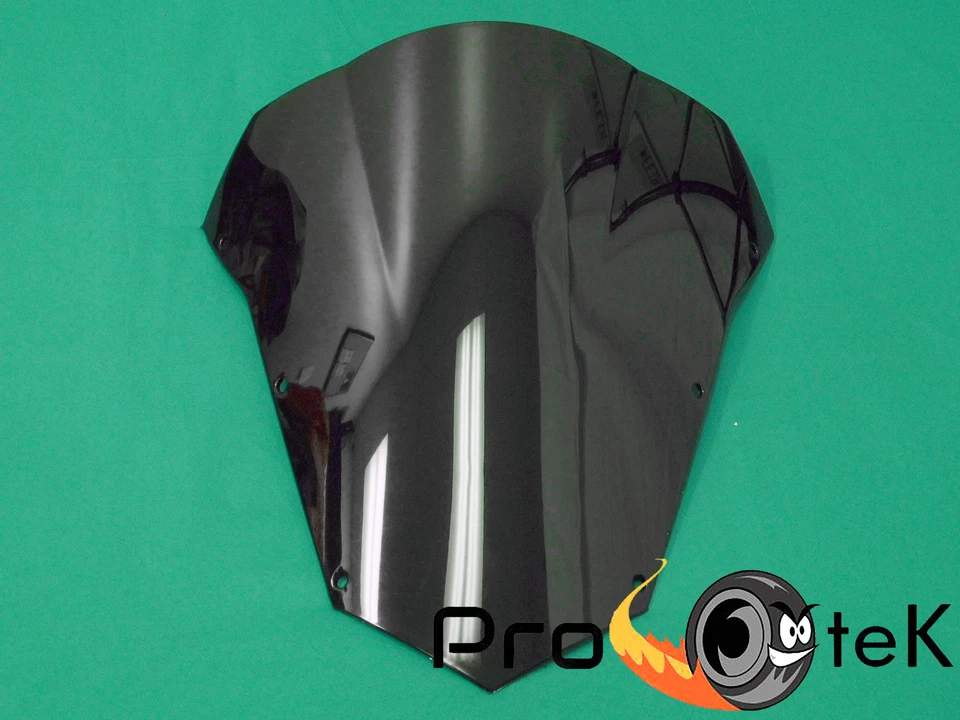 Parabrisas Yamaha FZ6 Fazer 2004-2010 ABS negro humo doble burbuja Foto 2 de 2