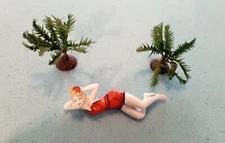 Art Nouveau Style Figurine Bathing Beauty Pin-up Art Deco-German Style Porcelain