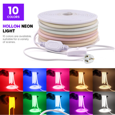 COB LED Neon Flex Rope Strip Light IP67 Waterproof 220V 240V Outdoor ...