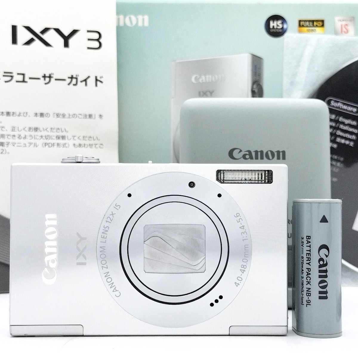MINT] Canon IXY 3 PowerShot ELPH 520 HS 12.0x Silver Digital