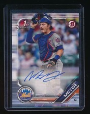 NICK MEYER 2019 BOWMAN PROSPECT AUTOGRAPH #PANM RC AUTO *NEW YORK METS*