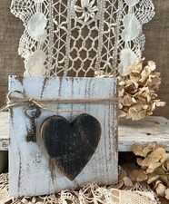 Valentines HEART Farmhouse Country Decor Rustic Prim Handcrafted Wood Home Decor