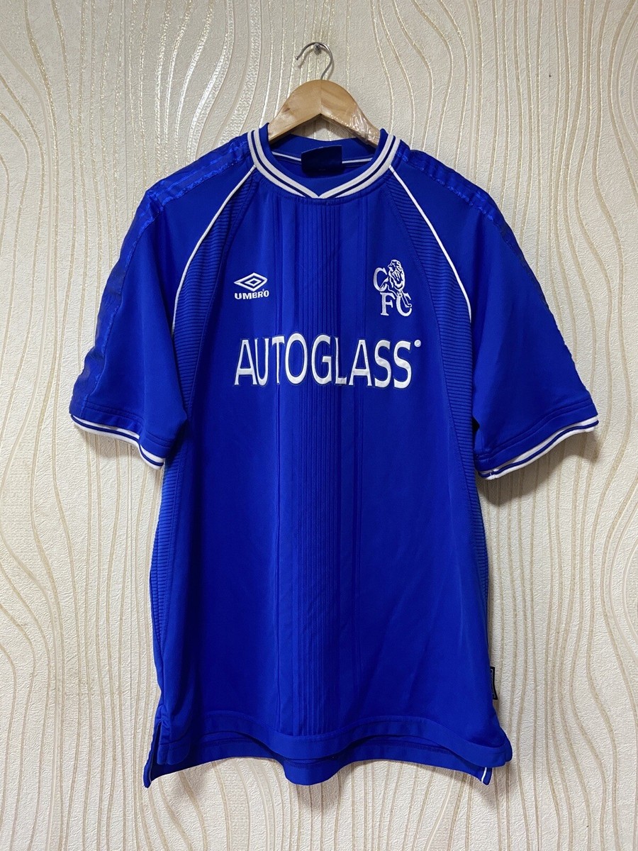 CHELSEA 1999 2000 2001 HOME FOOTBALL SHIRT JERSEY UMBRO sz CHELSEA 1999 2000 2001 HOME FOOTBALL SHIRT JERSEY UMBRO sz
