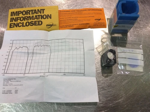 CHROMA FITC / Bodipy / Fluo 3 / Dio part no 41001 with blue disc no 8031817