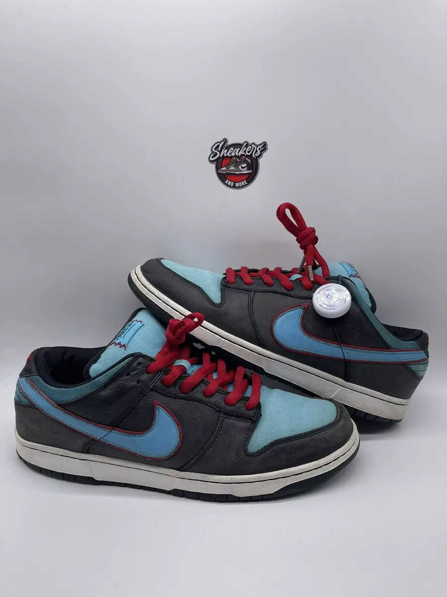 Nike Dunk SB Low Angels and Demons Black Blue Red Devil 313170-041 Size 13