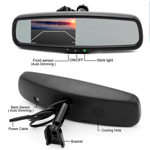 4.3" Mirror Monitor No.1 Braket Brake Camera for Mercedes Benz Sprinter Craft - Picture 9 of 14