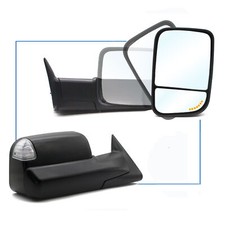Tow Mirrors For 1994-1997 Dodge Ram 1500 2500 3500 Power Led Turn Signal Lhrh Tow Mirrors For 1994-1997 Dodge Ram 1500 2500 3500 Power Led Turn Signal Lhrh