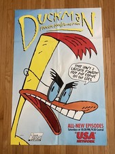 Duckman Rare Original USA Network Emmy Awards Promo Poster topps comics