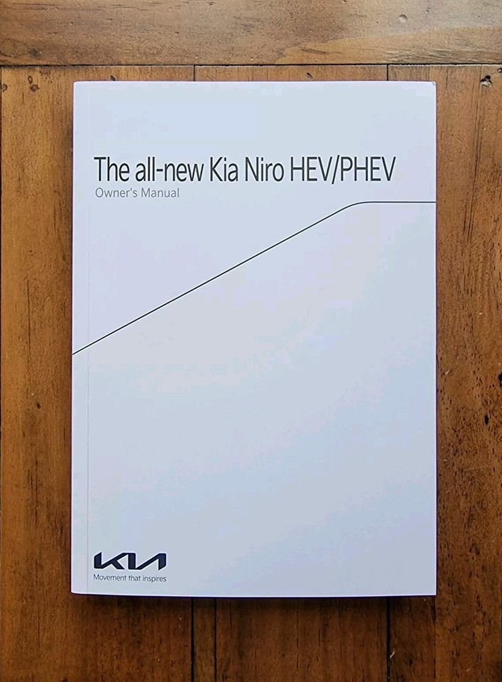 KIA NIRO HYBRID / PHEV (2022 2024) Owners Manual / Handbook + Case