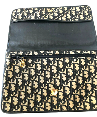 Vintage Christian Dior Trotter Clutch Handbag | eBay