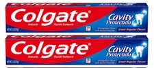 Colgate Cavity Protection Toothpaste with Fluoride - 2.5 ounce Pack Of 2