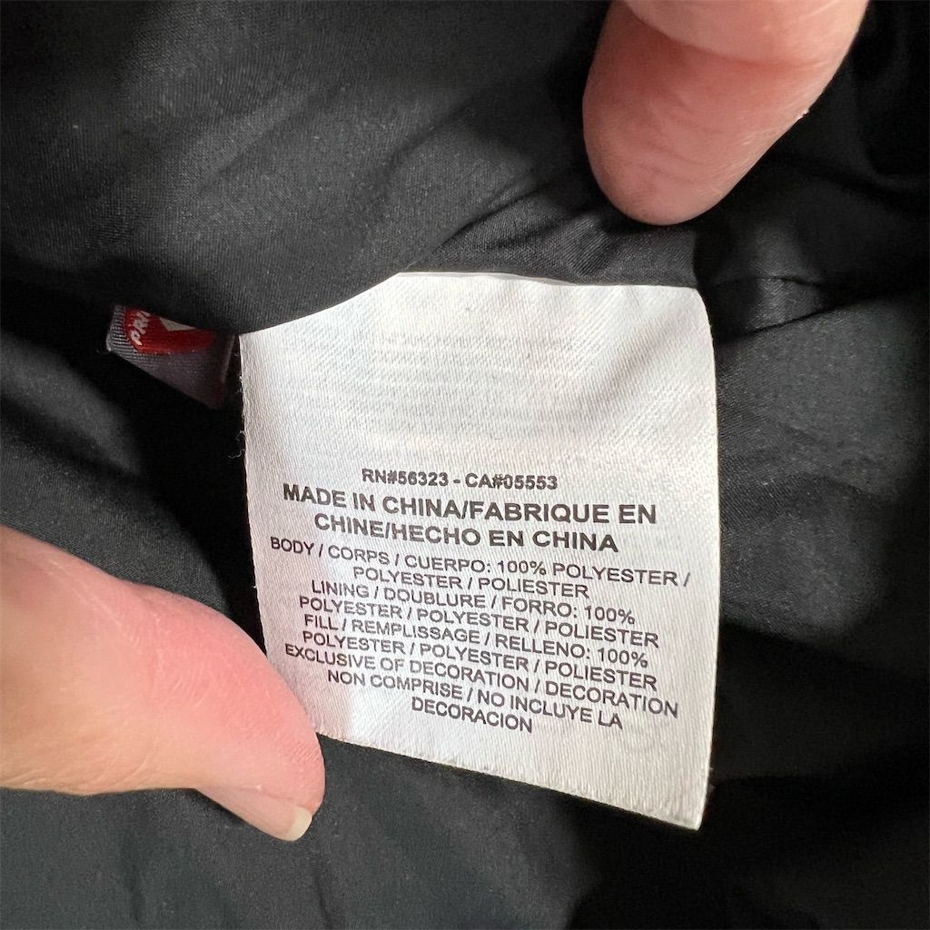 SACAI X NIKE Nike Giubbotto Uomo Trapuntato Isolato Nero Taglia S Casual Manica Lunga Bomber