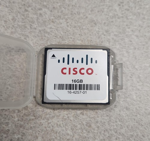 Mémoire flash compacte Cisco 16-4257-01 MEM-FLASH-16 Go 16 G Cisco ISR 4450 authentique