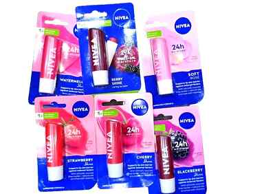 Nivea Lip Care Balm Keeps Lips Hydrated and Moisturized All Naturals Soft lips