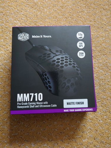 Cooler Master MM710 Ultra Lightweight 53g Wired Gaming Mouse