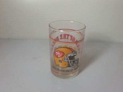 Vintage San Francisco 49ers Team of the Decade 12 oz Drinking Glass 1980s  NFL | eBay