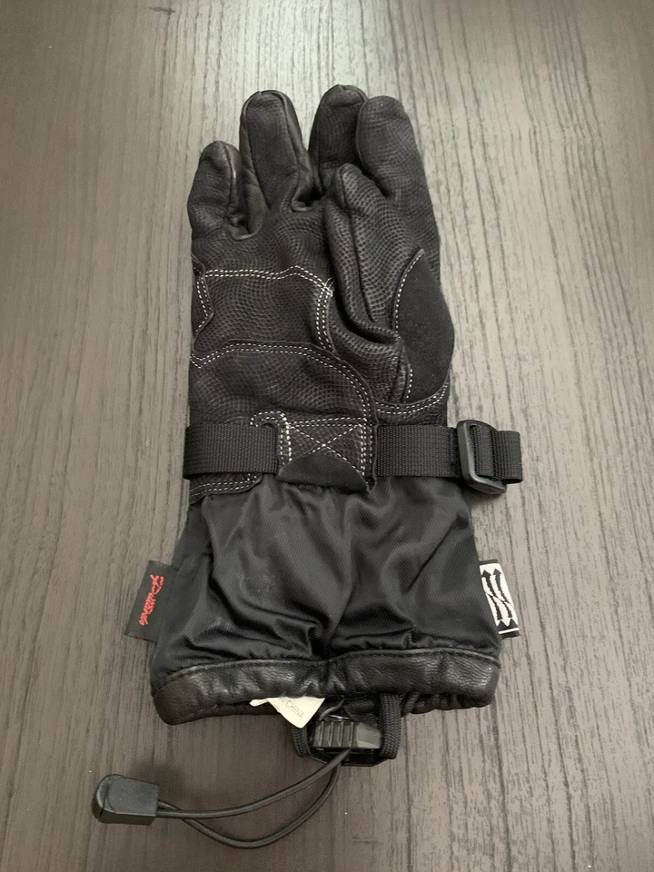 Guantes de moto para hombre pequeños First Gear Pittards cuero Hipora negro Foto 4 de 4