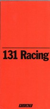 Fiat 131 Mirafiori Racing 2000 TC 1978-1979 Dutch Market Faltprospekt Sport