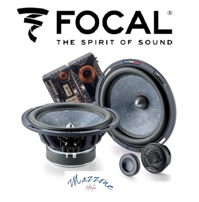 Focal PS165SF Set 2 Vie Woofer Tweeter Crossover- Slate Fiber Lautsprecher Auto