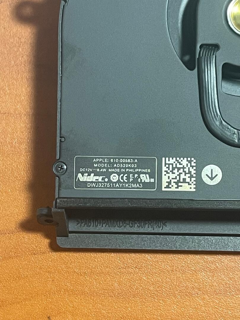 NEW ORIGINAL APPLE MAC MINI M2 PRO 2023 A2816 BLOWER CPU COOLING