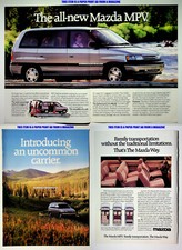 Mazda MPV Minivan 1988 Trade Print Magazine Ad Poster ADVERT
