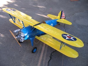 stearman rc plane
