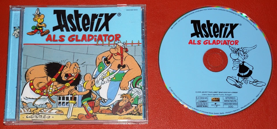 CD - ASTERIX als Gladiator KARUSSELL Sehr gut - Bild 1 von 1
