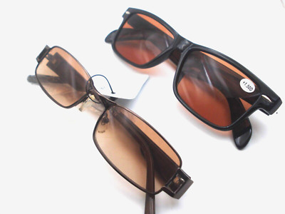 Power +1.50 Tint Reading Glasses 2 styles outdoors Fashion  Sun reader Men Women