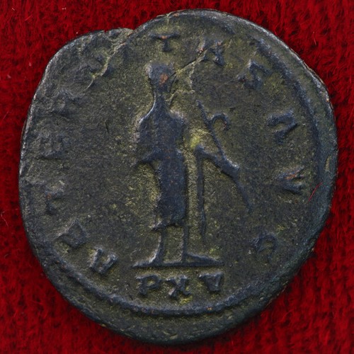 Ancient Roman Empire Coin GALLIENUS Saturn AETERNITAS Antioch Mint NICE COIN! - Picture 4 of 4