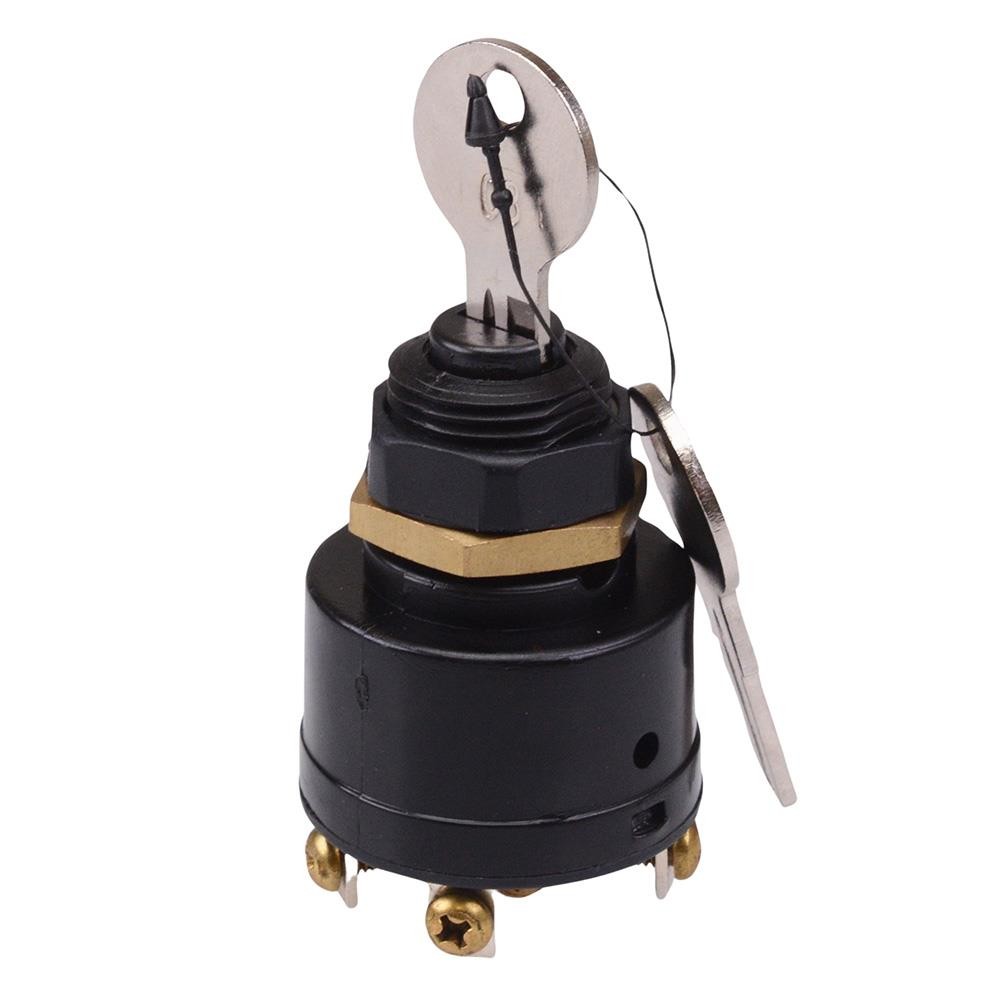 Marine Off-On-(On) 19mm Starter Key Ignition Switch Boat