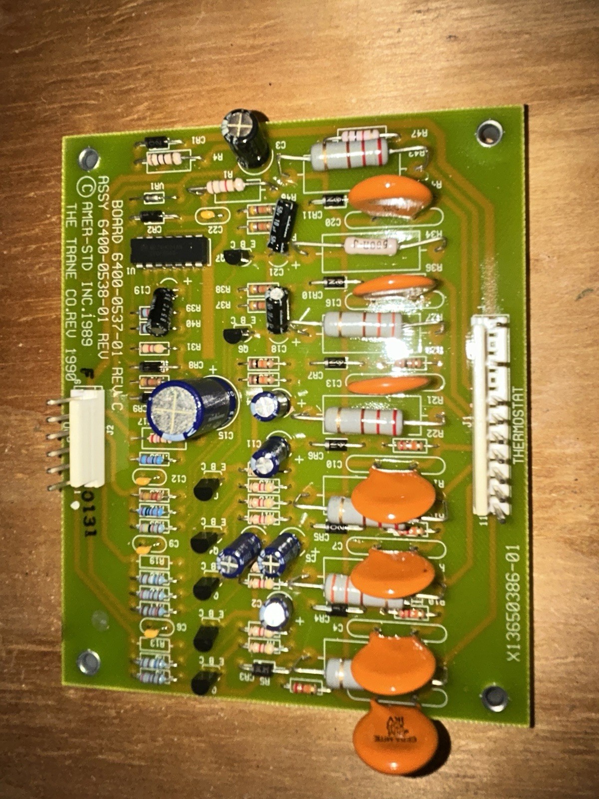 X13650386-01 6400-0537-01 REV C 6400-0538-01 REV F Trane Control Board B4