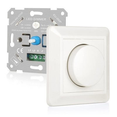 Dimmer Schalter 5W200W Led dimmer mit phasenanschnitt AC 220240V Rotary LED d...