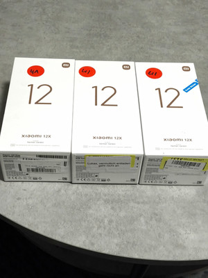 3x Xiaomi 12X 5G   8 GB RAM / 256 GB   Schwarz   Sehr gepflegter Zustand