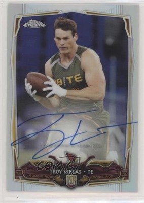 2014 Topps Chrome Refractor Rookie Auto 60/150 Troy Niklas #182 Auto RC 0jd0