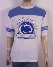 vintage 80s Penn State Nittany Lions T-Shirt Jersey Ringer single stitch NCAA XL