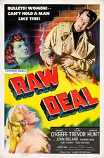 RAW DEAL (1948) - 27"x41" classic noir movie poster!