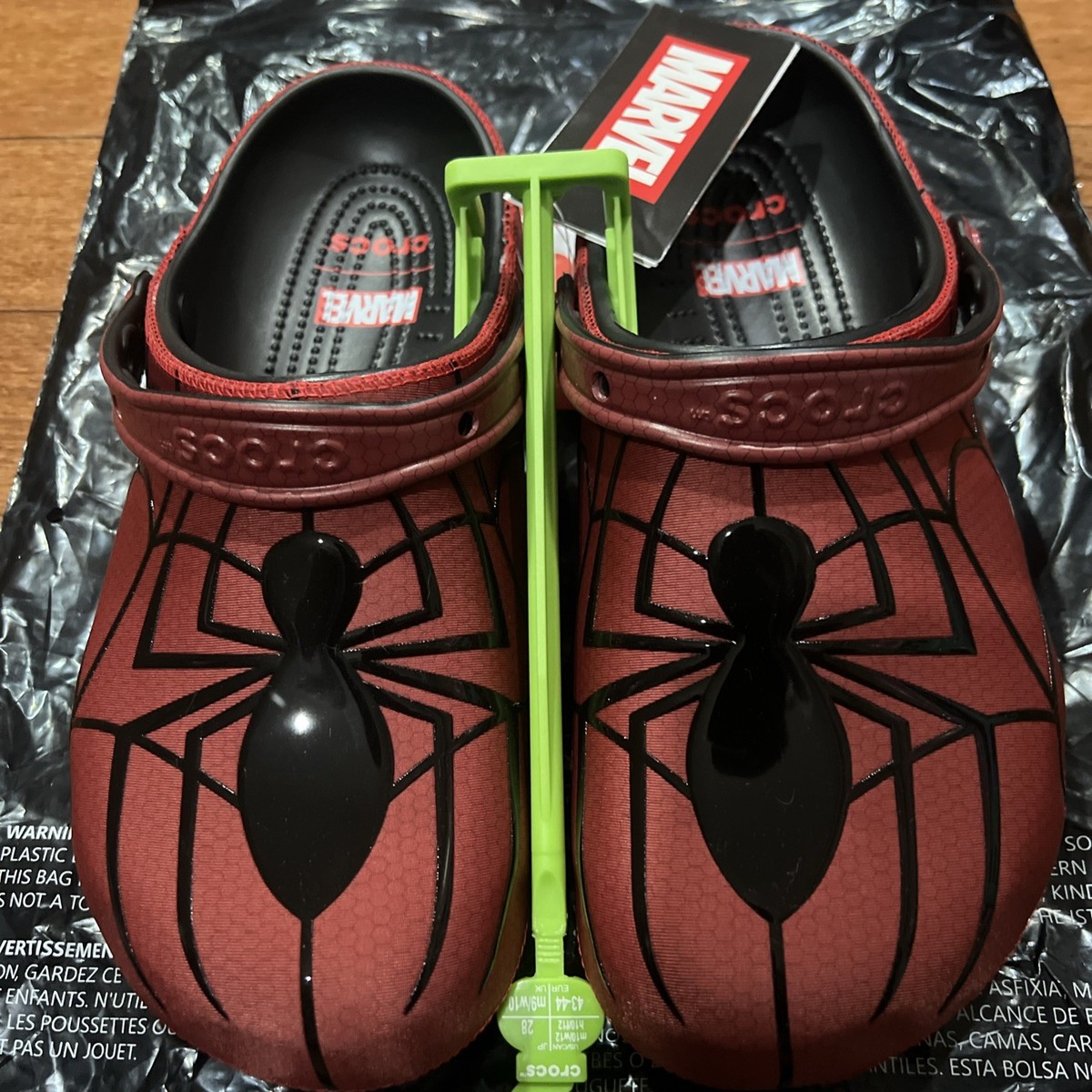 CROCS Spider-Man Neo Classic Clog Men's Sz 10. 211489-90H | eBay