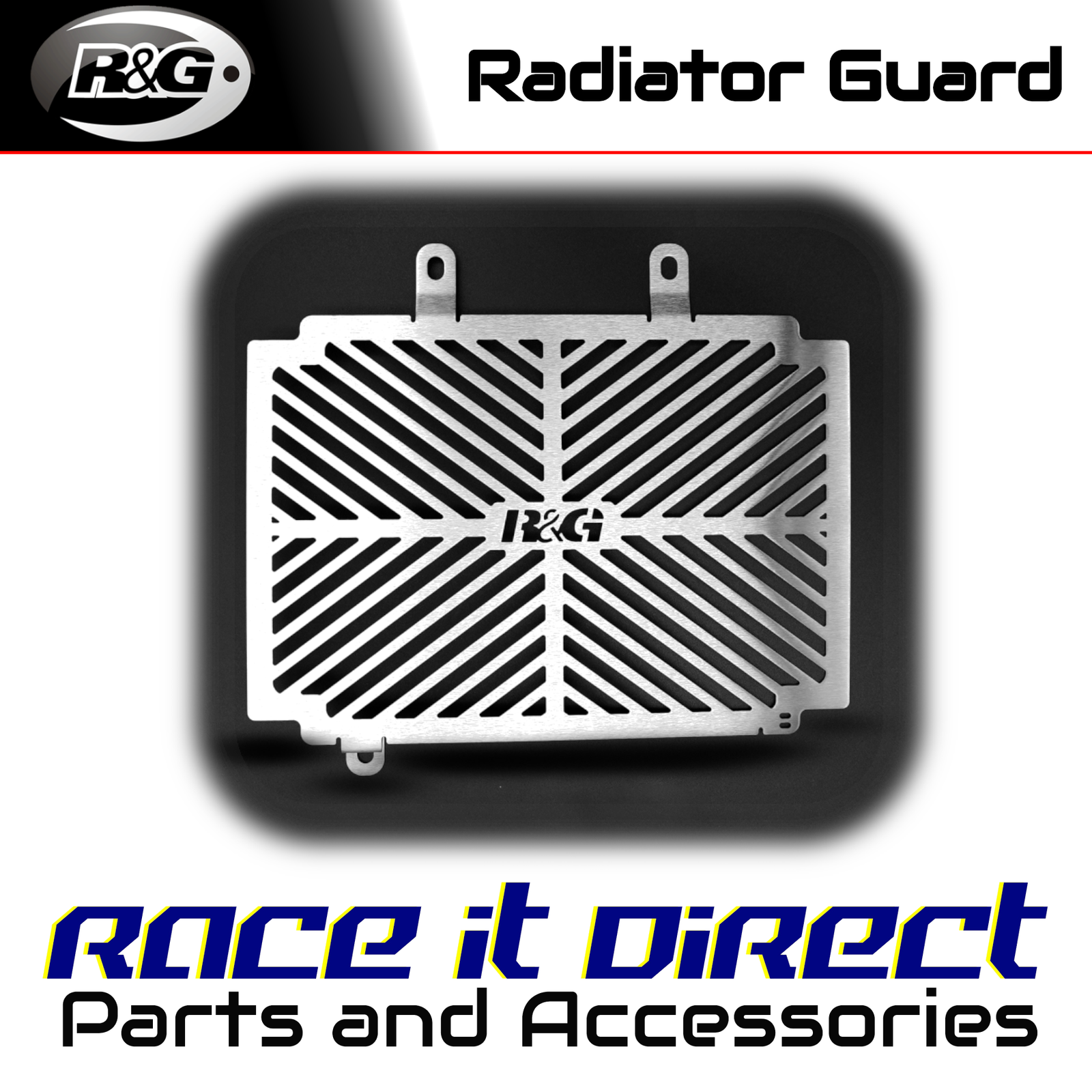 Branded Radiator Guard for Husqvarna 125 Svartpilen 2021-2023 R&G
