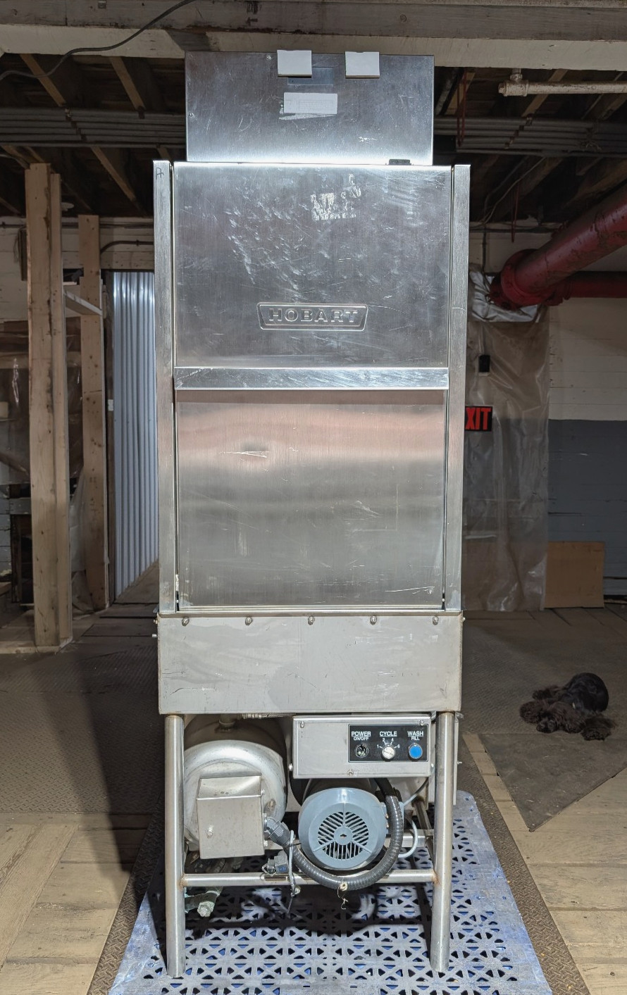 Hobart AM14F Commercial Dishwasher Heavy Duty High Temperature 3 Phase