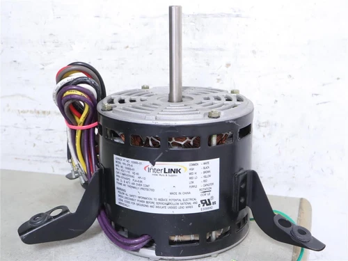 InterLink 100650-01 Furnace Blower Motor YFK-375-6 1/2HP 1075RPM 4SPD 115V CCWLE