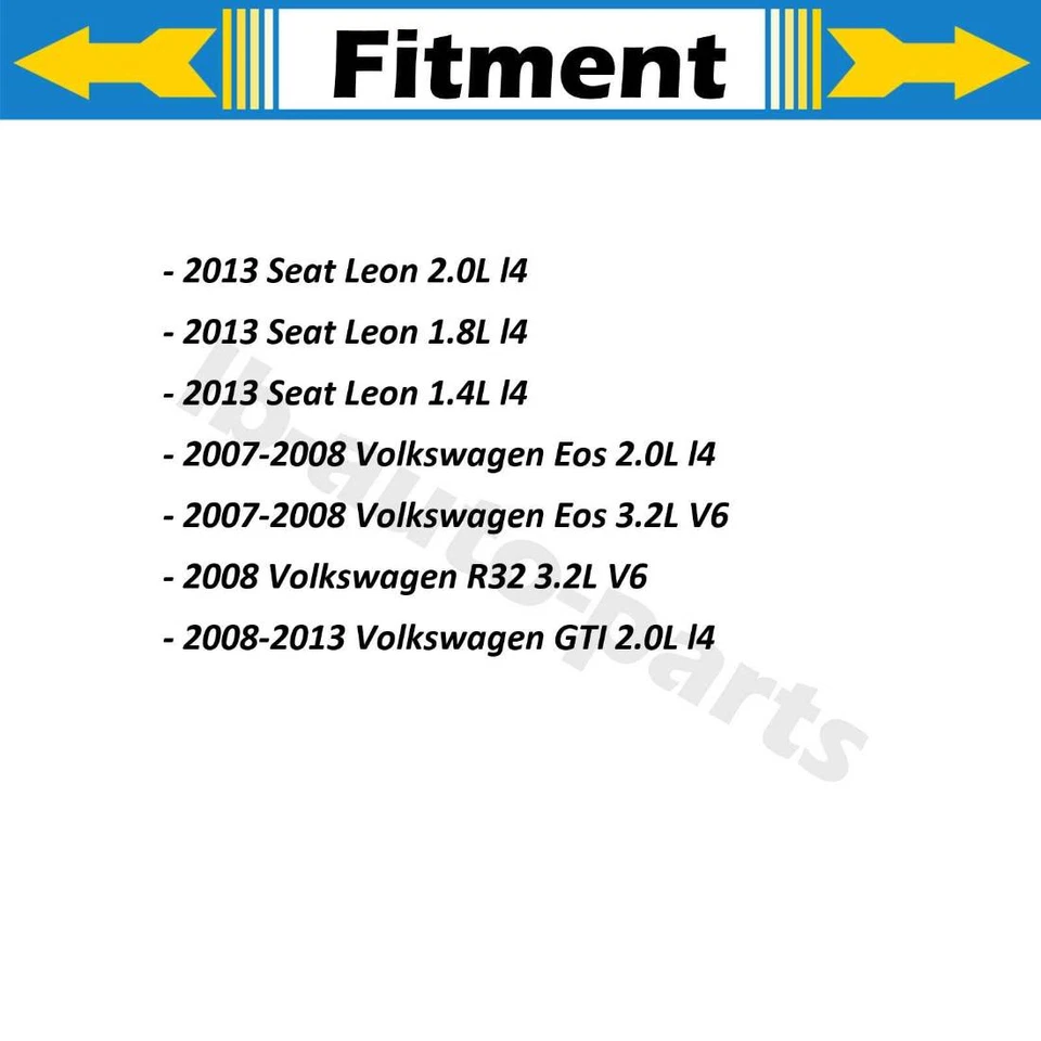 Manguera de freno delantera para Volkswagen GTI 2008-2013 2,0 L 2x Foto 2 de 4