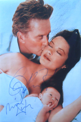 Michael Douglas & Catherine Zeta Jones   Autogramm 20x30