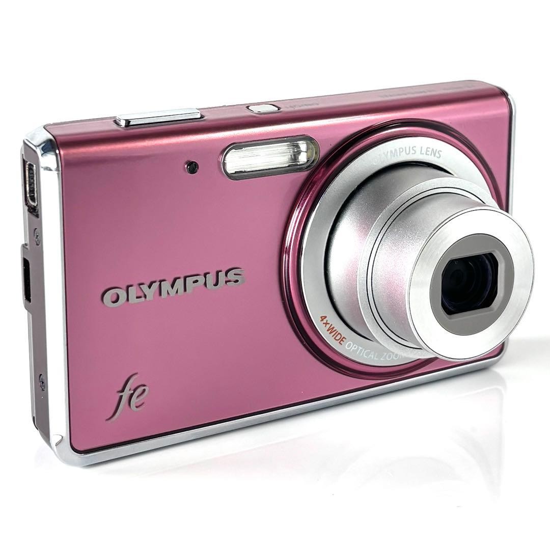 オリンパス　デジタルカメラ　FE-4020 ピンク Olympus FE-4020 Pink 14MP Digital Camera Compact Digicam Tested