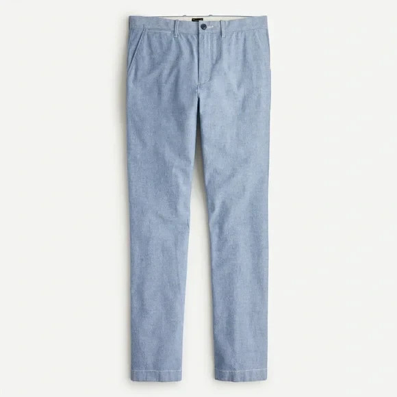 NEW J. Crew 770™ Straight-Fit Chambray Chino (RRP $149) - 30W 30L