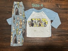 Star Wars Pajama Set Kids Size 4